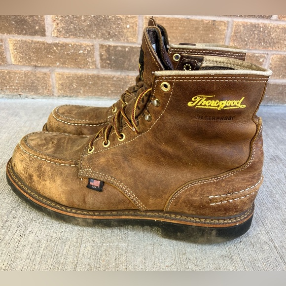Thorogood 1957 Series 6-in Safety-Toe Boots - 10.5 - Picture 1 of 7
